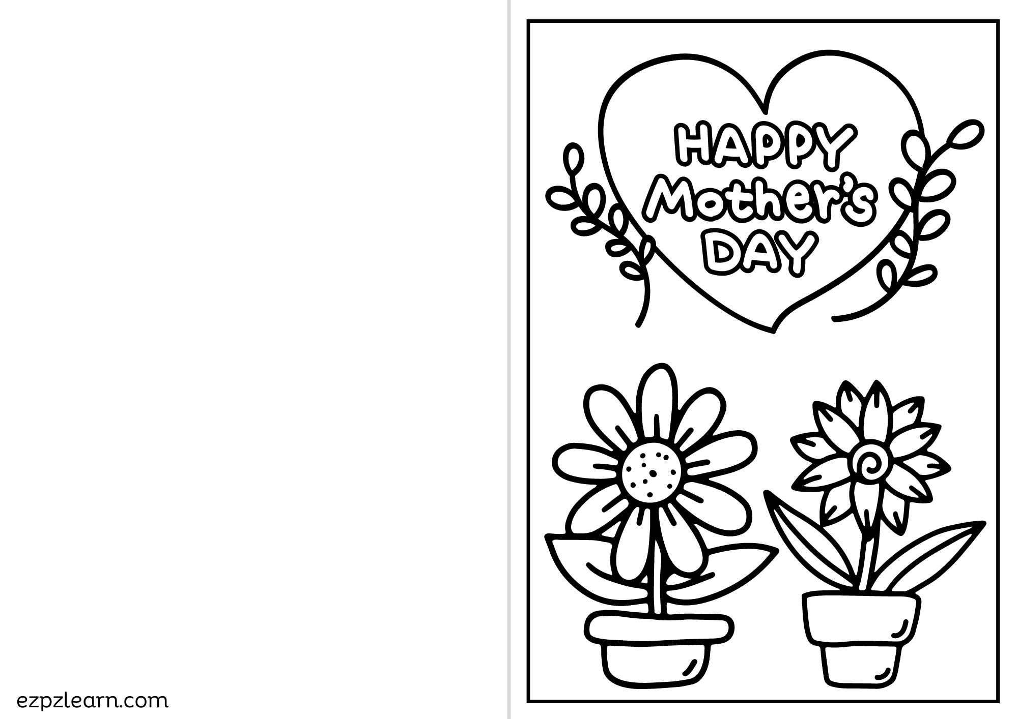 Happy Mothers Day Card Free Pdf Download